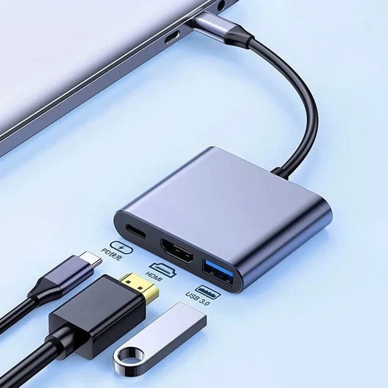 Usb Hub Type C - USB C HUB 3in1 Tip C