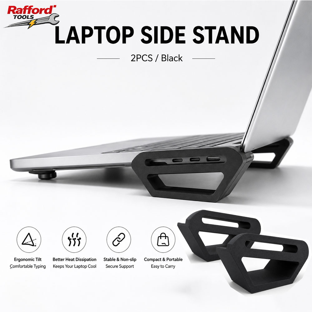 Cooling Stand Tablet - Rafford Dizüstü Bilgisayar Yan Standı, Masa