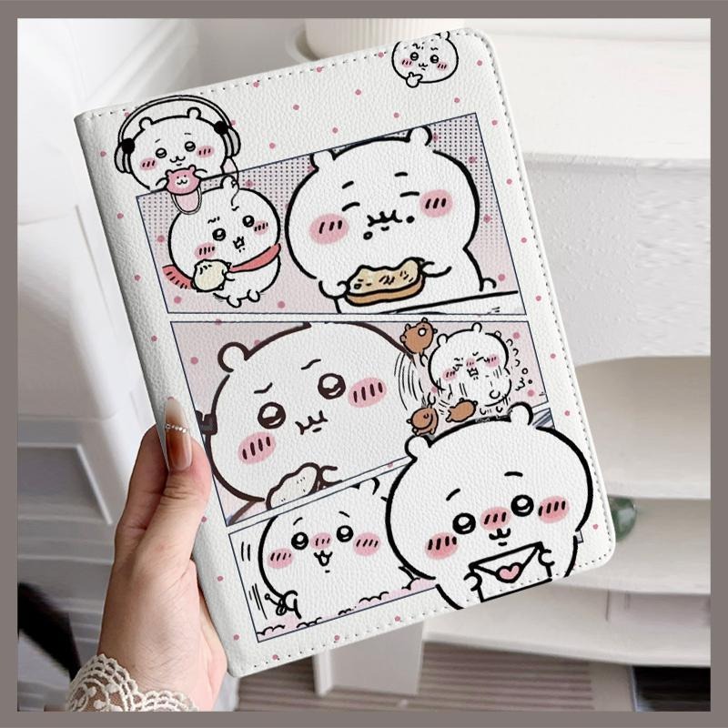 Tablet Cute Accessories - Sevimli Chiikawa iPad Kılıfı Kalem Yuvalı