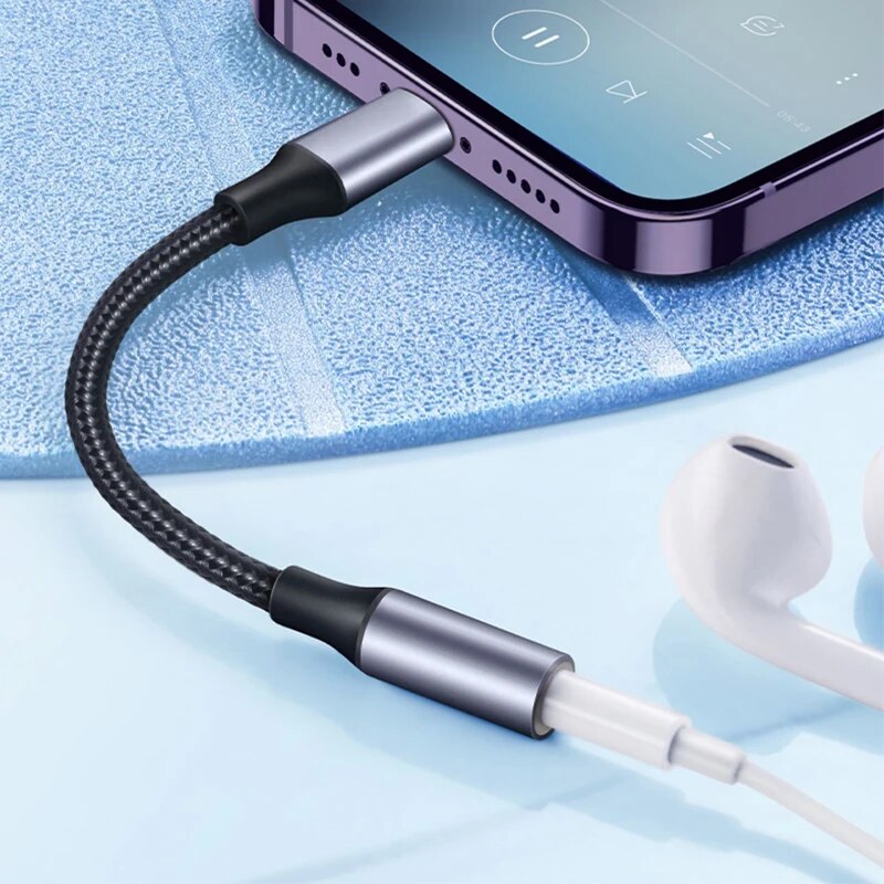 3.5mm Jack AUX Kablosu 8-Pin A - Wired Earphone Lightning incelemesi ve fiyatı