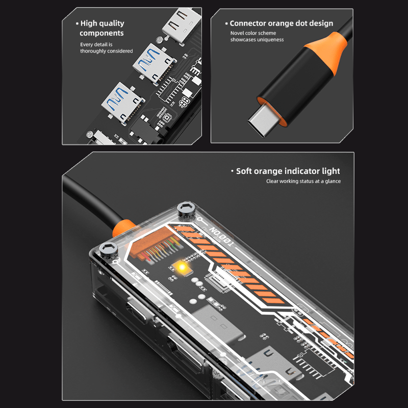 MacBook Pro/Air için 6'sı 1 ar - Usb Hub Type C incelemesi ve fiyatı